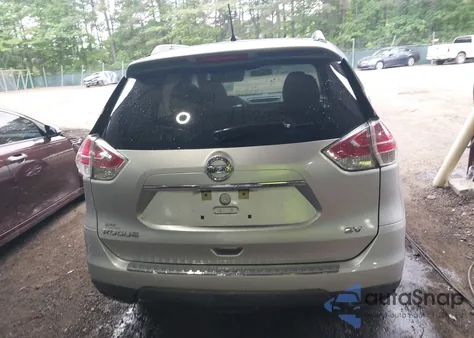 2015 Nissan Rogue Sv из США, поврежденный, VIN KNMAT2MT7FP541154